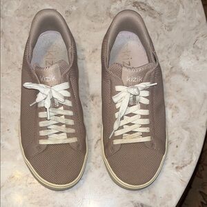 Kizik Women's Taupe Slip-On Athletic Sneakers